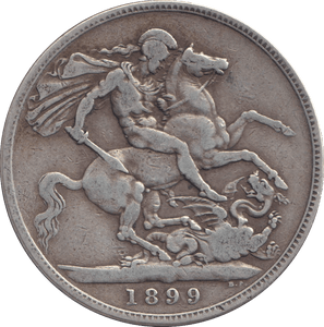 1899 CROWN ( FINE ) - CROWN - Cambridgeshire Coins