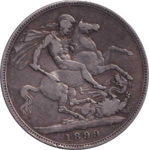 1899 CROWN ( FINE ) - CROWN - Cambridgeshire Coins