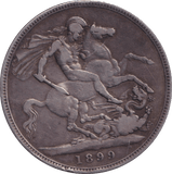 1899 CROWN ( FINE ) - CROWN - Cambridgeshire Coins