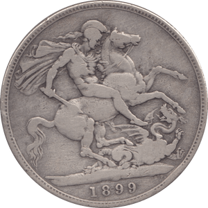 1899 CROWN ( FINE ) - CROWN - Cambridgeshire Coins