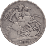 1899 CROWN ( FINE ) - CROWN - Cambridgeshire Coins