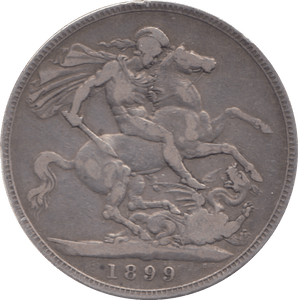 1899 CROWN ( FINE ) - CROWN - Cambridgeshire Coins