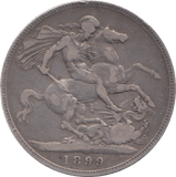 1899 CROWN ( FINE ) - CROWN - Cambridgeshire Coins