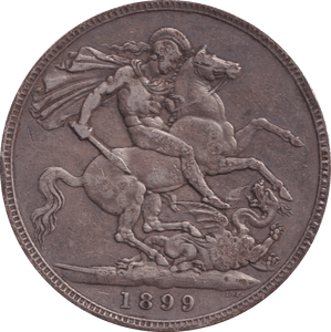 1899 CROWN ( GF ) - Crown - Cambridgeshire Coins