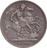 1899 CROWN ( GF ) - FLORIN - Cambridgeshire Coins