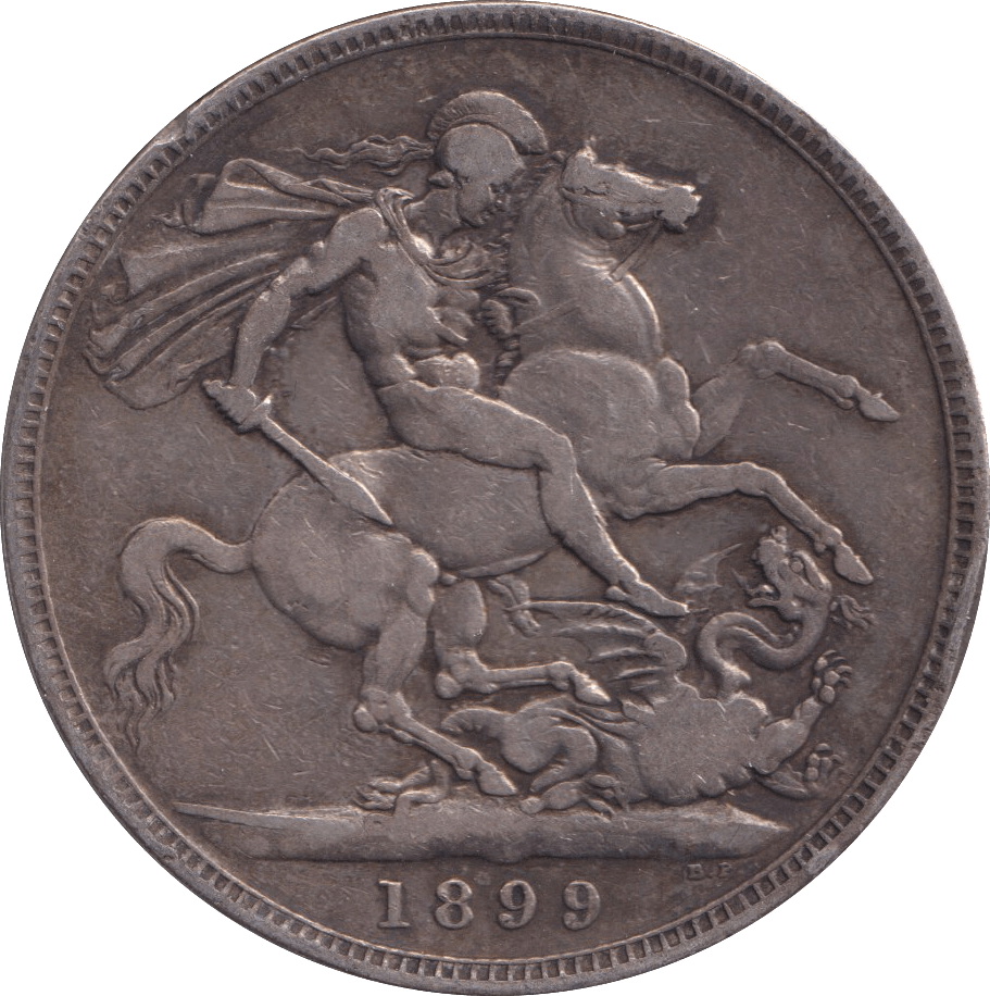 1899 CROWN ( GF ) - FLORIN - Cambridgeshire Coins