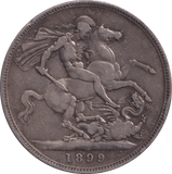 1899 CROWN ( GF ) - FLORIN - Cambridgeshire Coins