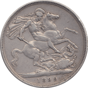 1899 CROWN ( GF ) LXII - CROWN - Cambridgeshire Coins