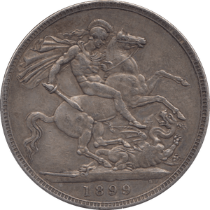 1899 CROWN ( GF ) LXII - CROWN - Cambridgeshire Coins