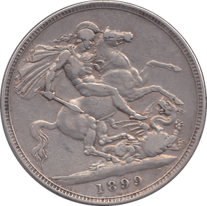 1899 CROWN ( GF ) LXIII - CROWN - Cambridgeshire Coins