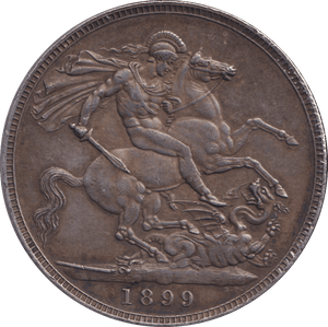 1899 CROWN ( GVF ) - CROWN - Cambridgeshire Coins
