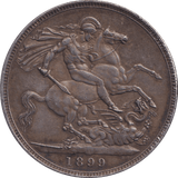 1899 CROWN ( GVF ) - CROWN - Cambridgeshire Coins