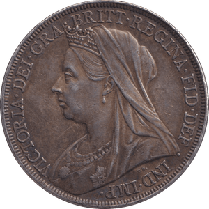 1899 CROWN ( GVF ) - CROWN - Cambridgeshire Coins