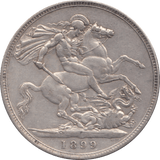 1899 CROWN ( GVF ) - CROWN - Cambridgeshire Coins