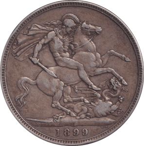1899 CROWN ( VF ) - CROWN - Cambridgeshire Coins
