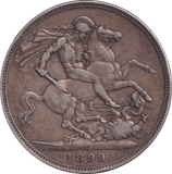 1899 CROWN ( VF ) - CROWN - Cambridgeshire Coins