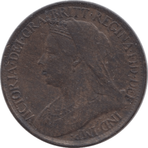 1899 FARTHING ( EF ) - Farthing - Cambridgeshire Coins