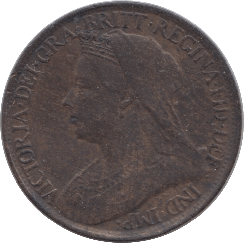 1899 FARTHING ( EF ) - Farthing - Cambridgeshire Coins