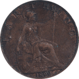 1899 FARTHING ( GF ) - Farthing - Cambridgeshire Coins