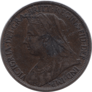 1899 FARTHING ( GVF ) - Farthing - Cambridgeshire Coins