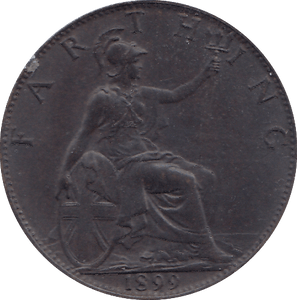 1899 FARTHING ( UNC ) - FARTHING - Cambridgeshire Coins