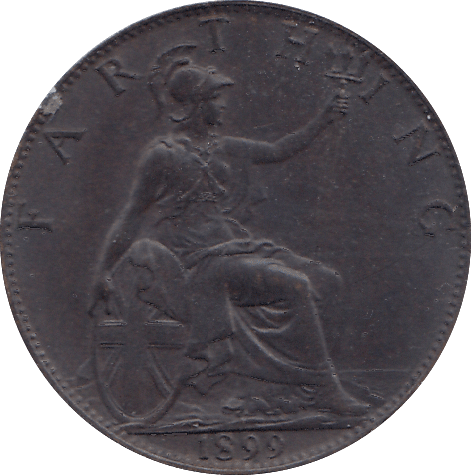 1899 FARTHING ( UNC ) - FARTHING - Cambridgeshire Coins