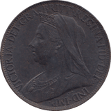 1899 FARTHING ( UNC ) - FARTHING - Cambridgeshire Coins