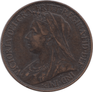 1899 FARTHING ( VF ) - Farthing - Cambridgeshire Coins