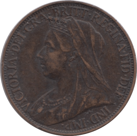 1899 FARTHING ( VF ) - Farthing - Cambridgeshire Coins