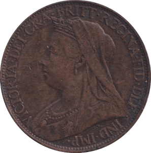 1899 FARTHING ( VF ) - FARTHING - Cambridgeshire Coins
