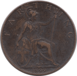 1899 FARTHING ( VF ) - Farthing - Cambridgeshire Coins