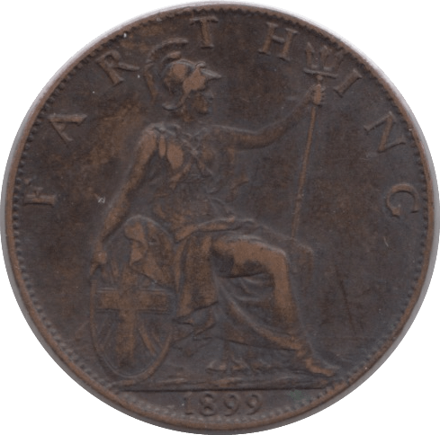 1899 FARTHING ( VF ) - Farthing - Cambridgeshire Coins