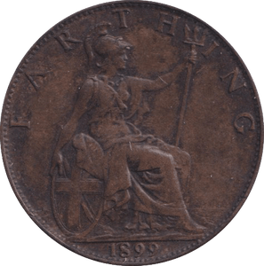 1899 FARTHING ( VF ) - FARTHING - Cambridgeshire Coins
