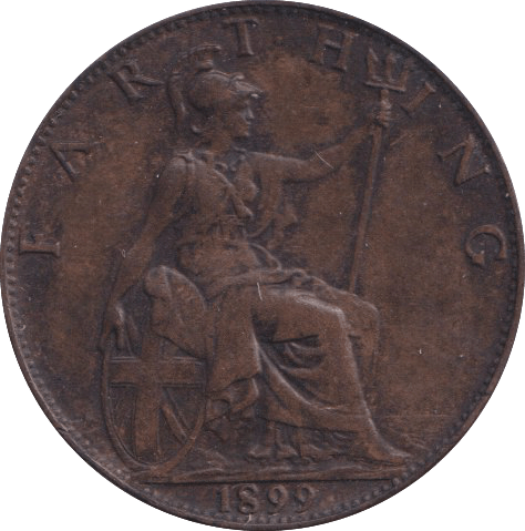 1899 FARTHING ( VF ) - FARTHING - Cambridgeshire Coins
