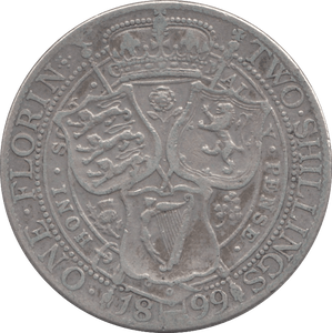 1899 FLORIN ( FINE ) - FLORIN - Cambridgeshire Coins
