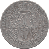 1899 FLORIN ( FINE ) - FLORIN - Cambridgeshire Coins