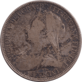 1899 FLORIN ( FINE ) - FLORIN - Cambridgeshire Coins