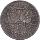 1899 FLORIN ( FINE ) - FLORIN - Cambridgeshire Coins