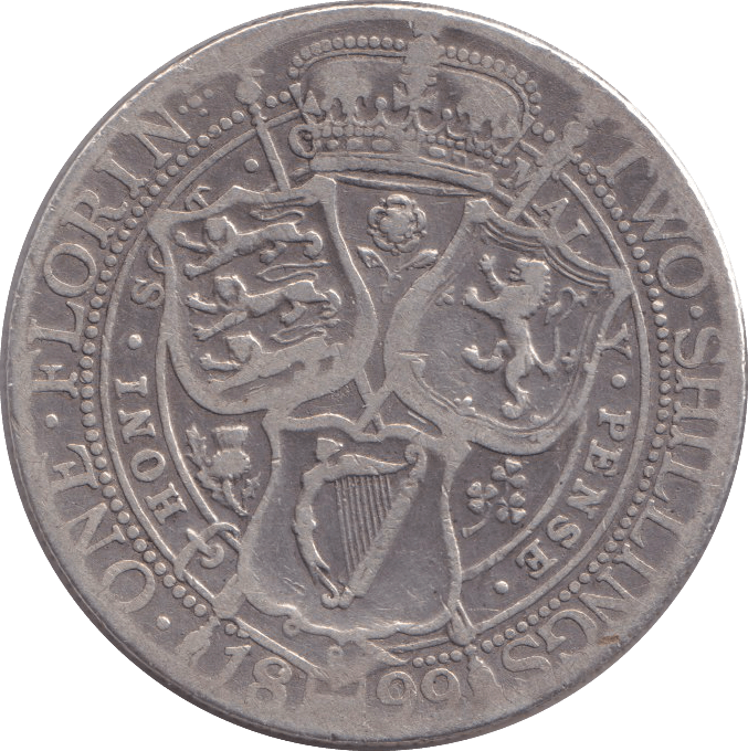 1899 FLORIN ( FINE ) - WORLD COINS - Cambridgeshire Coins