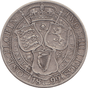 1899 FLORIN ( GF ) - FLORIN - Cambridgeshire Coins