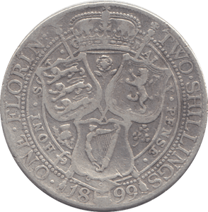1899 FLORIN ( NF ) - FLORIN - Cambridgeshire Coins