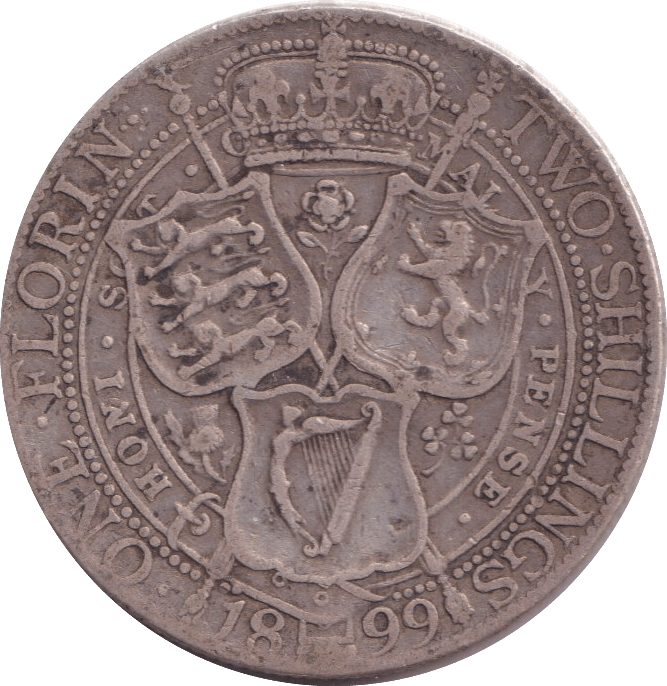 1899 FLORIN ( VF ) - FLORIN - Cambridgeshire Coins
