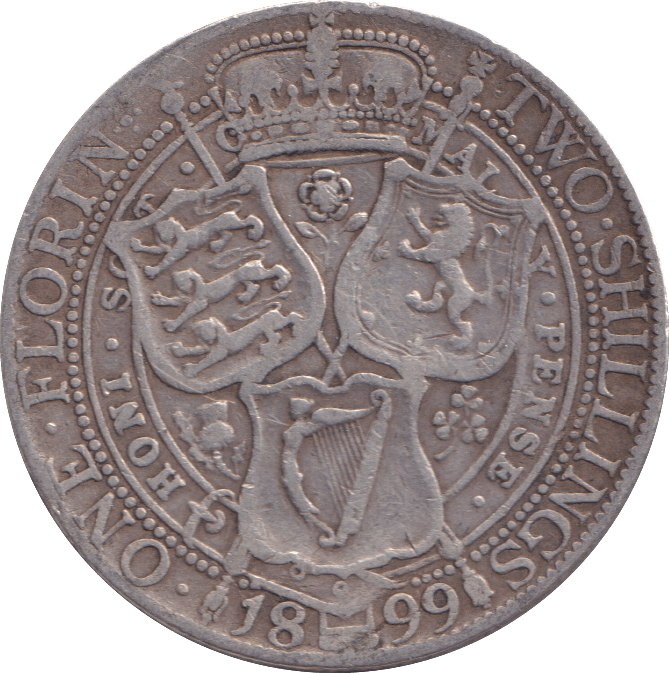 1899 FLORINE ( GF ) - FLORIN - Cambridgeshire Coins