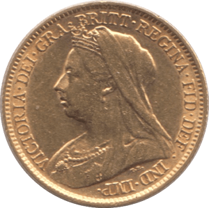 1899 GOLD HALF SOVEREIGN ( GVF ) - Half Sovereign - Cambridgeshire Coins