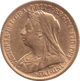 1899 GOLD HALF SOVEREIGN ( GVF ) - HALF SOVEREIGN - Cambridgeshire Coins