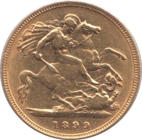 1899 GOLD HALF SOVEREIGN ( GVF ) - Half Sovereign - Cambridgeshire Coins