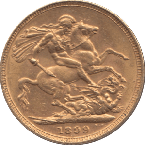 1899 GOLD SOVEREIGN ( AUNC ) MELBOURNE MINT - Sovereign - Cambridgeshire Coins