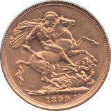 1899 GOLD SOVEREIGN ( EF ) SYDNEY MINT - SOVEREIGN - Cambridgeshire Coins