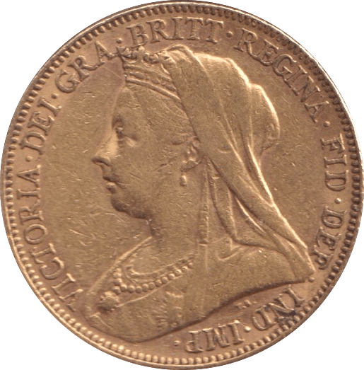 1899 GOLD SOVEREIGN ( GVF ) - Half Sovereign - Cambridgeshire Coins