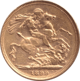 1899 GOLD SOVEREIGN ( GVF ) MELBOURNE MINT - SOVEREIGN - Cambridgeshire Coins